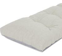 Yekuhe Coussin de Banc de Jardin Antidérapant 8cm Épaisse - 2/3 Places Coussin de Siège pour Banc Mobilier Terrasse, Balancelle, Canapé Extérieur et Banquette(Beige,160x35cm x8cm Thick)