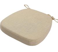 Yekuhe Coussins de Chaise avec Attaches Galette de Chaise en Forme de Trapèze, Coussin de siège Détachable Antidérapant pour la décoration de la Cuisine et du Salon(Color 2,43X42X33CM (5CM Thick))