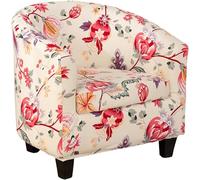 Yekuhe Housse de Fauteuil Chesterfield Crapaud 1 Place, Housse de Fauteuil Extensible Chesterfield, Housse Fauteuil Salon Club il Lavable, Couverture de Fauteuil Facile à Installer (Color : #15)
