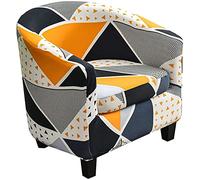 Yekuhe Housse de Fauteuil Chesterfield Crapaud 1 Place, Housse de Fauteuil Extensible Chesterfield, Housse Fauteuil Salon Club il Lavable, Couverture de Fauteuil Facile à Installer (Color : #57)
