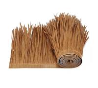 Yekuhe Tuile de Chaume Artificielle Fausse Paille Panneau Rouleau Plastique PE Toit en Décorative Palme Ignifuge pour Tiki Bar Parasol Abri Jardin Gazebos (Color : #1, Size : 100x50CM)