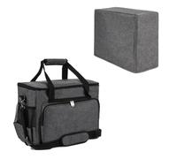 YELAIYEHAO Home Étui de voyage pour machine à coudre et accessoires compatible avec la plupart des machines à coudre Singer, Brother, Janome, Standard (gris)