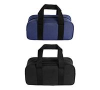 YELAIYEHAO Lot de 2 sacs à outils à ouverture large (A, noir+bleu)