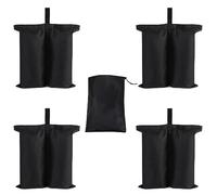 YELAIYEHAO Lot de 4 sacs de poids pour tente pop-up - Sac de sable avec 1 sac de rangement (grand - 4 pièces + sac)