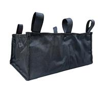 YELAIYEHAO Walker Sac de rangement pour fauteuil roulant, 2 tailles : M 33 x 23 x 15 cm, grand 37 x 24 x 19,5 cm, imprimé léopard (noir, 37,1 x 24,1 x 19,6 cm)