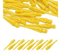 YELARXI Lot de 50 pointes de fléchettes en plastique, filetage 2BA, pointe souple, accessoires de rechange pour cible de fléchettes électronique, pratique, divertissement à domicile, compétition