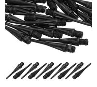 YELARXI Lot de 50 pointes de fléchettes en plastique, filetage 2BA, pointe souple, accessoires de rechange pour cible de fléchettes électronique, entraînement, divertissement à domicile, compétition