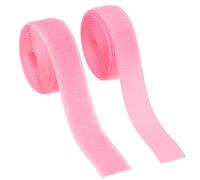 YELARXI Ruban auto-agrippant en nylon à coudre - 2,5 cm de large - Dos non adhésif - 0,9 m - Pour vêtements, artisanat, couture, projet de bricolage - Rose