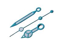 YELEMEABHB Aiguilles de Montre NH35, Accessoires, Rouge, Orange, Bleu, Noir, Bord Blanc, Trois Broches, Vert, Phosphorescent, adaptées for mouvements NH35/36/4R/7S Main(A)