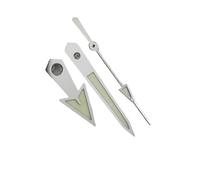 YELEMEABHB Aiguilles Lumineuses Vertes argentées C3 for Montre NH35, Accessoires A150 for Mouvement NH34, NH35, NH36, NS70, 4R, 7S Main