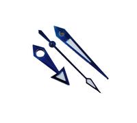 YELEMEABHB Aiguilles NH35 Aiguilles des Secondes Lumineuses Vertes NH36 Aiguilles Bleues Or Argent Noir adaptées au Mouvement NH35 NH36 4R 7S Main(Blu)
