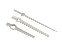 YELEMEABHB Aiguilles polies 8 * 12 * 12.5MM Aiguilles de carnet de Bord NH35 NH34 Aiguilles de Montre Pointeur Style bâton Aiguilles Datejust Main(Silver)