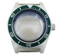 YELEMEABHB Boîtier de 40 mm en verre saphir for montre NH36, NH35, NH34/38, cadran de 28,5 mm, pièces de rechange, étanche à 100 m Boîtier de montre(Style 2)
