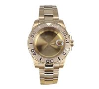 YELEMEABHB Boîtier de montre 40 mm, lunette noire en saphir, compatible avec for Seiko NH35, NH36, NH34, NH70, 8215, mouvement ETA2824, bracelet Oyster Boîtier de montre(Solid Bottom Cover 1,Miyota 82