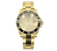 YELEMEABHB Boîtier de montre étanche 40 mm, bracelet en verre saphir, compatible for For Seiko NH35 NH36 8215 ETA 2824 PT5000, mouvement 28,5 mm Boîtier de montre(Solid Bottom Cover 1,Miyota 8215)