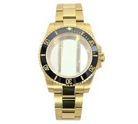 YELEMEABHB Boîtier de montre étanche 40 mm, bracelet en verre saphir, compatible for For Seiko NH35 NH36 8215 ETA 2824 PT5000, mouvement 28,5 mm Boîtier de montre(Glass Bottom Cover 2,NH35 NH36 NH34 N