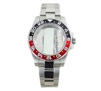 YELEMEABHB Boîtier de montre étanche 40 mm, verre saphir 316L, bracelet brossé poli, compatible avec Seiko NH35 NH36 8215 2824, mouvement 28,5 mm Boîtier de montre(Glass Bottom Cover 1,NH35 NH36 34 38