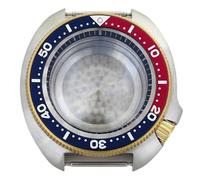 YELEMEABHB Boîtier de montre étanche 44 mm, lunette noire, verre saphir, compatible for Seiko NH35, NH36, NH34, NH38, 28,5 mm, résistance for l'eau jusqu'for 100 m Boîtier de montre(Black chapter ring