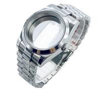 YELEMEABHB Boîtier de montre étanche en cristal saphir 36 mm 40 mm for NH34 NH35 NH36 NH38 ETA2824 PT5000 Boîtier de montre(A2 Glass Case Back,40mm ETA2824 PT5000)
