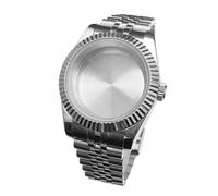 YELEMEABHB Boîtier de montre for homme en verre saphir 36 mm/39 mm, compatible for les mouvements for NH36 NH34 NH35, étanche, en acier inoxydable Boîtier de montre(Blu,36mm case NH35 NH36)