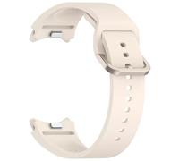 YELEMEABHB Bracelet confort en silicone écologique for Samsung Galaxy Watch 7, 6 Classic 47 mm, 43, 5 Pro 45, 4, 40, 44, bracelet for changement rapide Bracelet de montre(Galaxy white,7 4044mm)