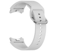 YELEMEABHB Bracelet confort en silicone écologique for Samsung Galaxy Watch 7, 6 Classic 47 mm, 43, 5 Pro 45, 4, 40, 44, bracelet for changement rapide Bracelet de montre(Official gray,4 4044mm)