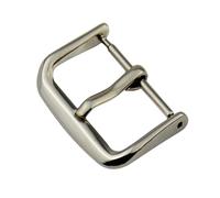 YELEMEABHB Bracelet de montre en acier inoxydable for boucle ardillon 10/12/14/16/18/20/22 mm, argent, noir, or rose, fermoir universel métal Fermoir de montre(Silver 10mm)