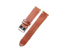 YELEMEABHB Bracelet de montre en cuir 18 mm, 20, 22, style vintage, noir, bleu, marron, à dégagement rapide, accessoires Bracelet de montre(Blu,20mm)