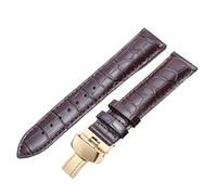 YELEMEABHB Bracelet de montre en cuir for Tissot Le Locle T41 T006 PRC200, 18, 19, 20, 22 mm, bracelet 1853 Bracelet de montre(Brown Gold,22mm)