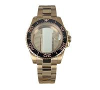 YELEMEABHB Bracelet de montre en saphir de 40 mm, compatible avec for Seiko NH35, NH36, NH34, NH70, 8215, ETA2824, SUB, boîtier Oyster, boucle coulissante Boîtier de montre(Glass Bottom Cover 3,ETA282