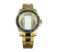 YELEMEABHB Bracelet de montre en saphir de 40 mm for Seiko NH35, NH36, NH34, NH70, 8215, 2824, avec boucle coulissante Oyster Boîtier de montre(Glass Bottom Cover 2,ETA2824 PT5000)