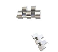 YELEMEABHB Bracelet de montre RLX 15,5 mm en acier inoxydable, argent et or, SUB GMT, Oyster Jubilee, extension compatible for RLX 116610, 116710, 126610, 126500 Fermoir de montre(Smokey Mauve)