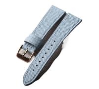 YELEMEABHB Bracelet en cuir véritable bleu glacier fait main for motif palmier, 18, 19 et 20 mm, souple, for dégagement rapide, fin, style vintage Bracelet de montre(Rose Gold,18mm)