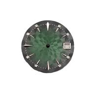 YELEMEABHB Cadran de Montre NH35 Radial 29 mm Cadrans mécaniques modifiés for for NH35/NH36 Composer(Verde)