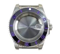 YELEMEABHB Couronne vissée de rechange for montre 40 mm, compatible avec for Seiko NH35 NH36 8215 ETA 2824, cadran 28,5 mm, saphir, 20 ATM Boîtier de montre(Solid Bottom Cover 3,NH35 NH36 34 38)