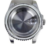 YELEMEABHB Couronne vissée de rechange for montre 40 mm, compatible avec for Seiko NH35 NH36 8215 ETA 2824, cadran 28,5 mm, saphir, 20 ATM Boîtier de montre(Solid Bottom Cover 1,Miyota 8215)