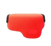 YELEMEABHB Étui souple en néoprène for appareil photo for Canon Powershot V1 G1X III G5X compatible for Sony A6100 A5000 A5100 NEX-5T NEX-3N objectif 16-50 mm sac photo(Rosso)