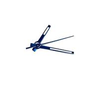YELEMEABHB for Mouvement NH35/NH36/4R/7S, Aiguilles de Montre modifiées, Aiguilles de Journal de Bord Lumineuses Vertes, Argent, Or, Rose, Accessoires de Montre Main(Blu)