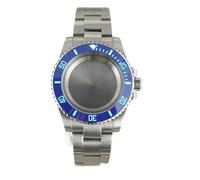 YELEMEABHB Montre automatique étanche 40 mm, boîtier en saphir brossé, compatible for les mouvements for Seiko NH35, NH36, NH34 8215 et 2824 Boîtier de montre(Solid Bottom Cover 6,Eta 2824)