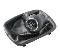YELEMEABHB Pommeau de Levier de Vitesse Manuel 5/6 Vitesses for Audi A6 C5 A4 B5 A8 D2 1998 1999 2000 2001 Noir Gris Pommeau de Levier de Vitesse(5 Speed Black)