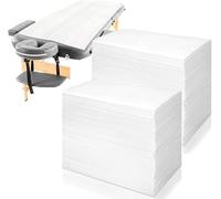 Yelid Lot de 200 draps-housses jetables pour tables de massage, jetables pour table de massage, spa, table de massage, hôtels, tissu non tissé, 80 x 180 cm, blanc