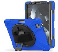yeliot Coque Compatible avec iPad Pro 11", modèle 2021/2020/2018 2021 3/2ème/1ère génération, Coque Antichoc avec Support Rotatif à 360°, dragonne/Porte-Stylo pour iPad Pro 11