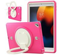 yeliot Étui de Protection pour iPad 10.2 2020/2019, iPad de 7ème génération, Coque de 8ème génération avec Supports rotatifs à 360 degrés, Coque de Protection complète à Trois Couches