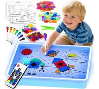 Yellcetoy Jouets Sensoriels pour Autisme, Table Lumineuse à Dessin pour Enfants Table d'Activité à Changement de Couleur, Jouets Éducatifs pour TDAH TSA, pour la Maison et l'École