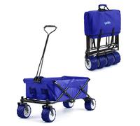 Yello BGG1675 Chariot de Camping Pliable Portable Bleu Marine