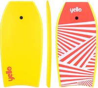 Yello Bodyboard Slick ZigZag 41" Jaune - XPE - EPS - PP Slick