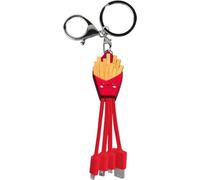YELLO KOKO Câble 3 en 1 Andy USB A/micro USB & USB C & Lightning 0,15m Frites