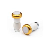 (Yellow)2pcs/lot Bike Handlebar Light Led Bicycle Light Turn Signal Cycling Handle Bar End Plug Saft