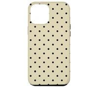 Yellow and Black Polka Dots Tiny Polkadots Aesthetic Coque pour iPhone 12 Pro Max