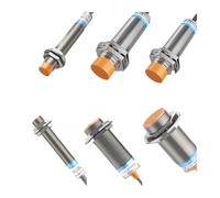 Yellow Approach Sensor inductive proximity sensor switch M8 M12 M18 30 4mm DC 12V AC 110V NO NC NPN PNP Detection Metal Switches(M30(shielded),DC type 2Wire NO)